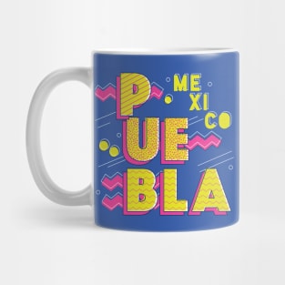 Retro 90s Puebla, Mexico Mug